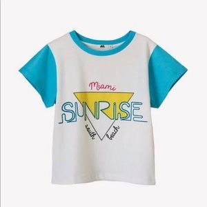 🆕 BANDY BUTTON TEE 💛💙💕